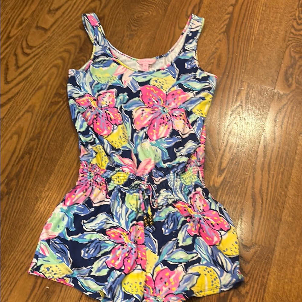 Lilly Pulitzer Floral Sleeveless Romper